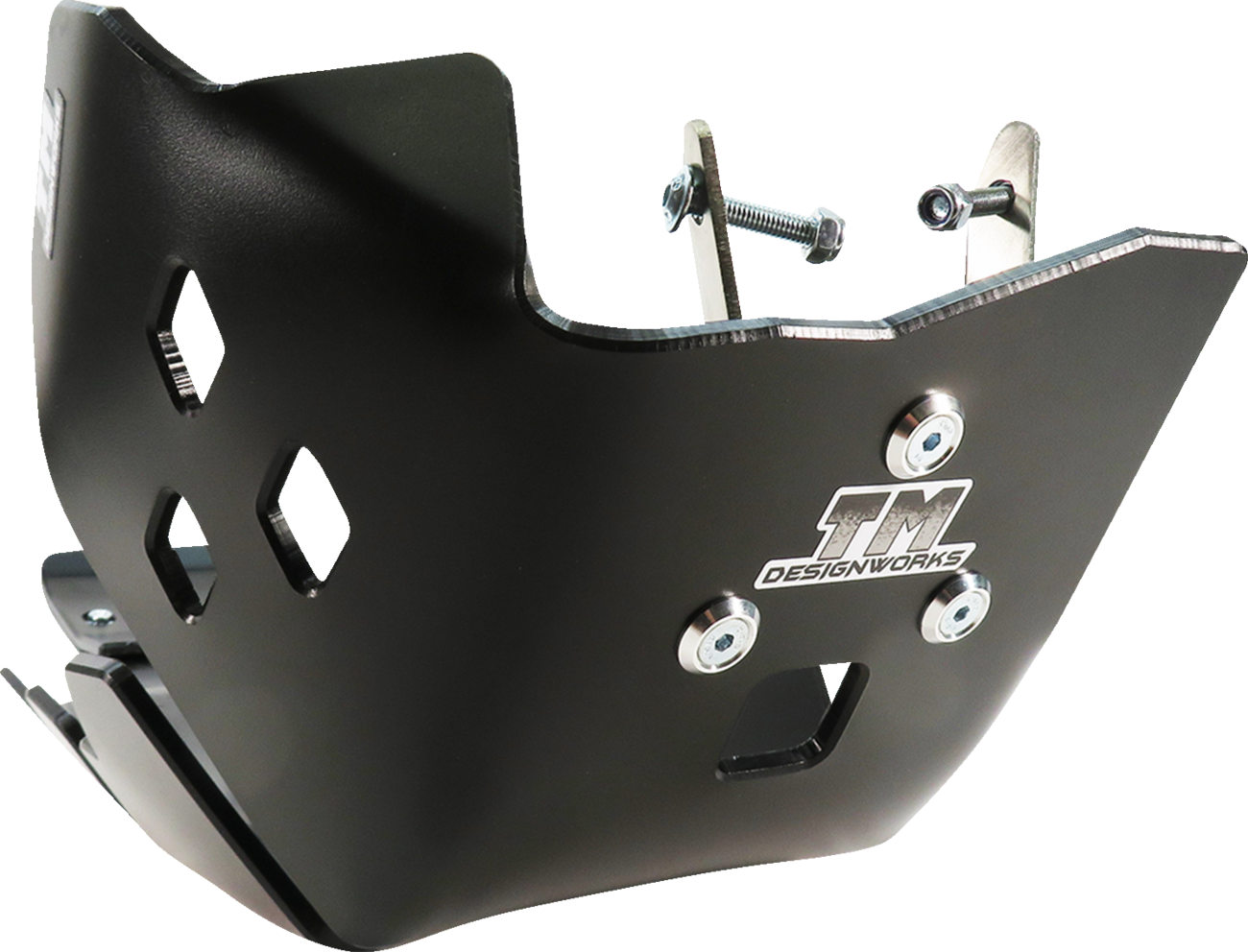 T.M. DESIGNWORKS Skid Plate - Black - Gas Gas | Husqvarna | KTM KHLG-362-BK