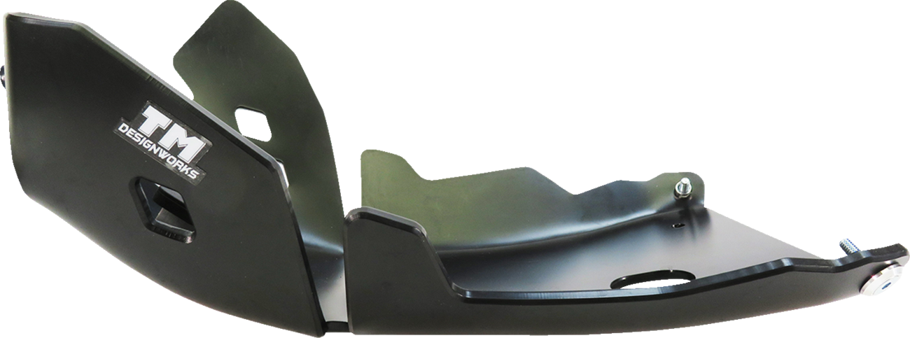 T.M. DESIGNWORKS Skid Plate - Black - Gas Gas | Husqvarna | KTM KTMC-258-BK