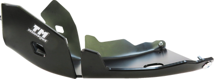 T.M. DESIGNWORKS Skid Plate - Black - Gas Gas | Husqvarna | KTM KTMC-258-BK