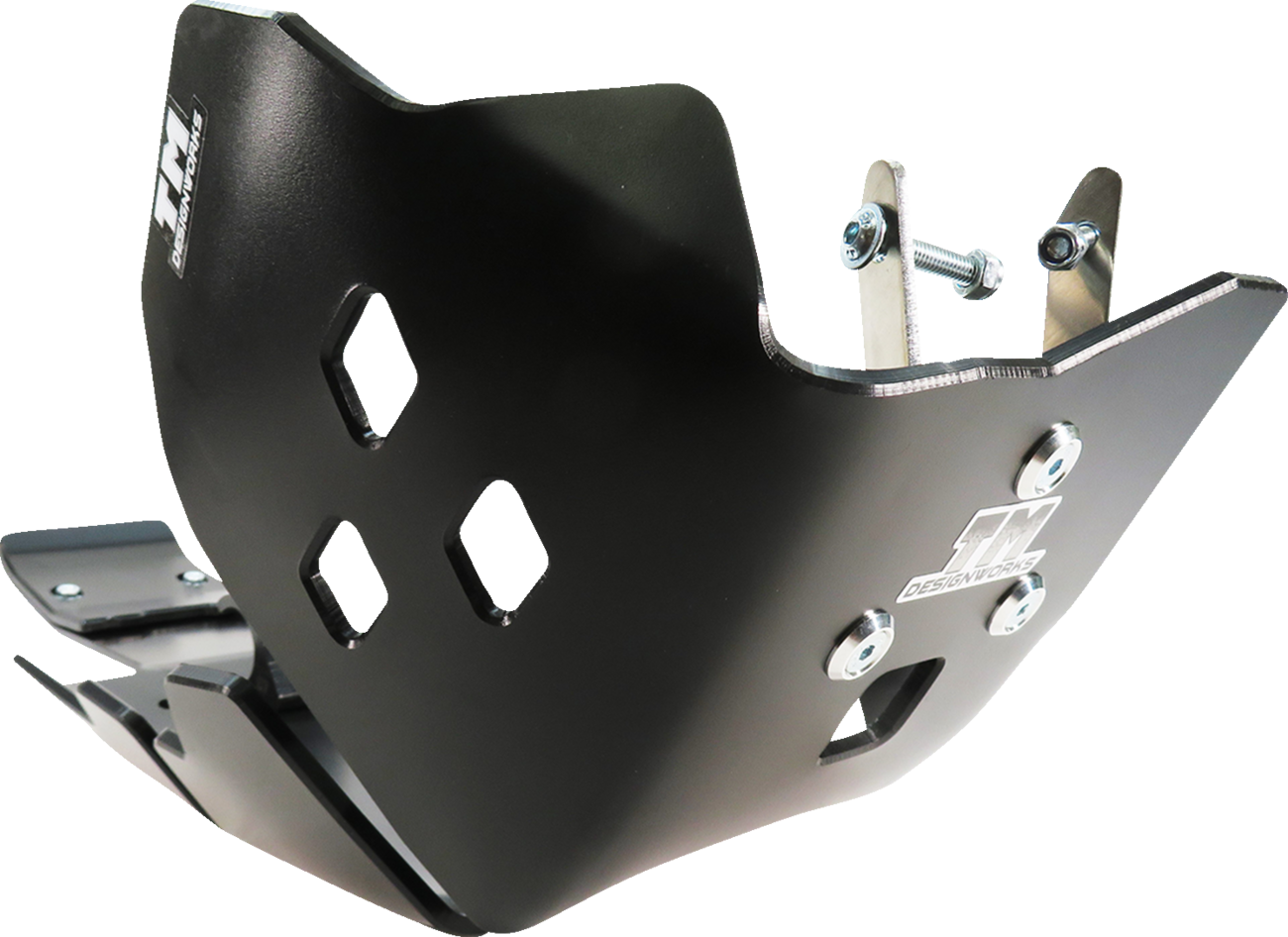 T.M. DESIGNWORKS Skid Plate - Black - Gas Gas | Husqvarna | KTM KHLG-362-BK