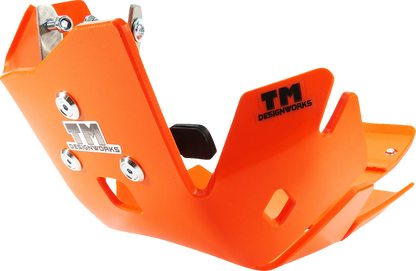 T.M. DESIGNWORKS Skid Plate - Orange - Gas Gas | Husqvarna | KTM KHLG-362-OR