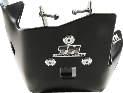 T.M. DESIGNWORKS Skid Plate - Black - Gas Gas | Husqvarna | KTM KHLG-362-BK