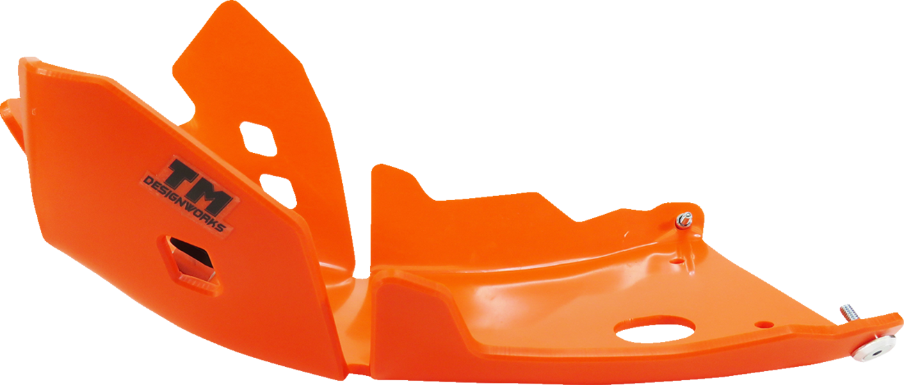 T.M. DESIGNWORKS Skid Plate - Orange - Gas Gas | Husqvarna | KTM KTMC-258-OR