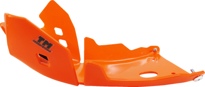 T.M. DESIGNWORKS Skid Plate - Orange - Gas Gas | Husqvarna | KTM KTMC-258-OR