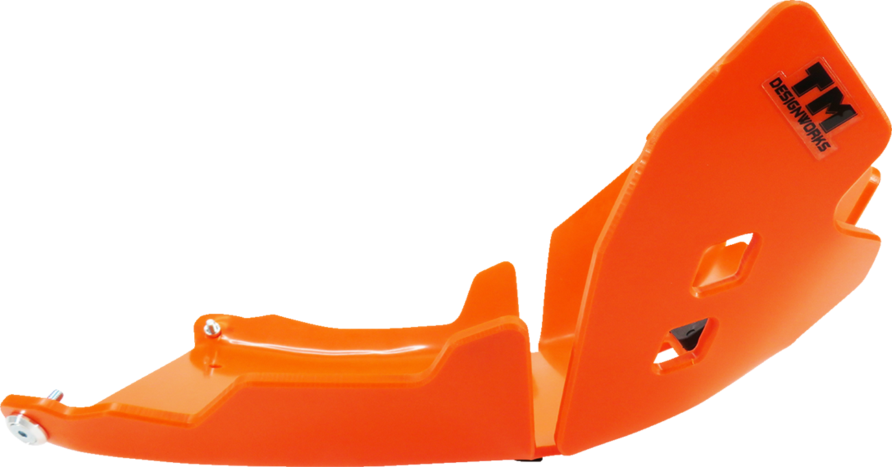 T.M. DESIGNWORKS Skid Plate - Orange - Gas Gas | Husqvarna | KTM KTMC-258-OR