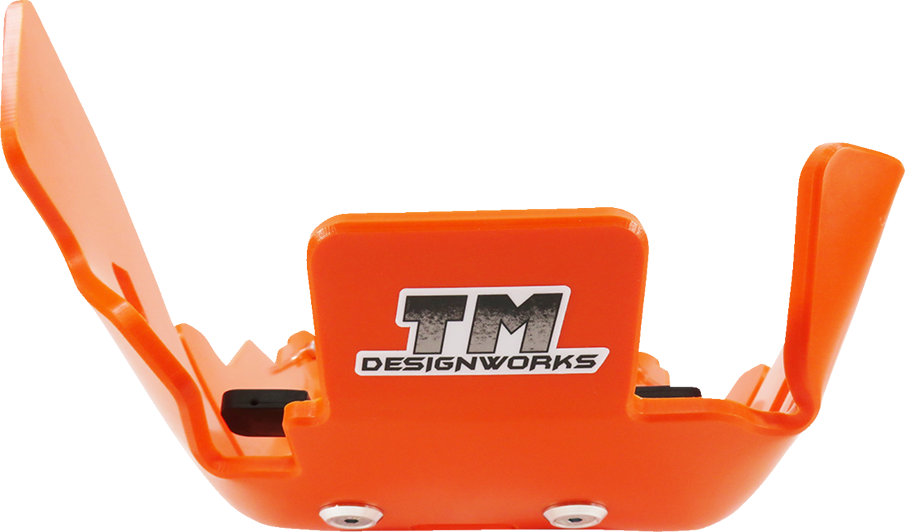 T.M. DESIGNWORKS Skid Plate - Orange - Gas Gas | Husqvarna | KTM KTMC-258-OR