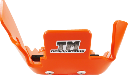 T.M. DESIGNWORKS Skid Plate - Orange - Gas Gas | Husqvarna | KTM KTMC-258-OR