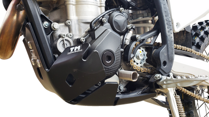 T.M. DESIGNWORKS Skid Plate - Black - Gas Gas | Husqvarna | KTM KHLG-362-BK