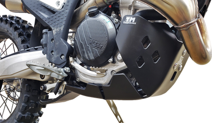 T.M. DESIGNWORKS Skid Plate - Black - Gas Gas | Husqvarna | KTM KHLG-362-BK