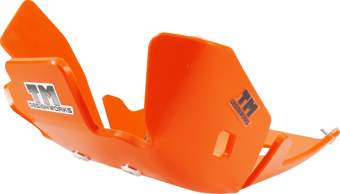T.M. DESIGNWORKS Skid Plate - Orange - Gas Gas | Husqvarna | KTM KTMC-258-OR
