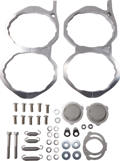 TRINITY RACING Stainless Steel Exhaust System TR-4161D-SS