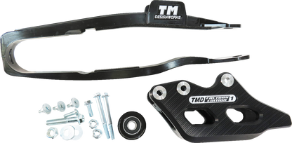 T.M. DESIGNWORKS Chain Guide/Slider - Black - YZ 450 F YCP-OR9-BK