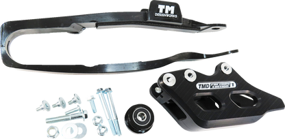 T.M. DESIGNWORKS Chain Guide/Slider - Black - YZ 450 F YCP-OR9-BK