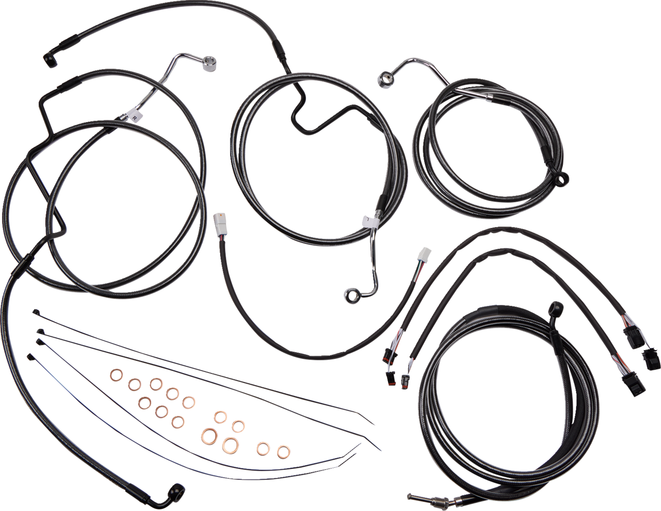 MAGNUM SHIELDING Viking Warrior Handlebar Kit - 12" - Black Pearl™ 48887-712