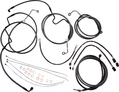 MAGNUM SHIELDING Viking Warrior Handlebar Kit - 12" - Black Pearl™ 48887-712