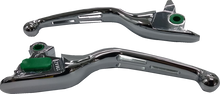 DRAG SPECIALTIES Slotted Wide Blade Lever Set - Chrome H07-0607C