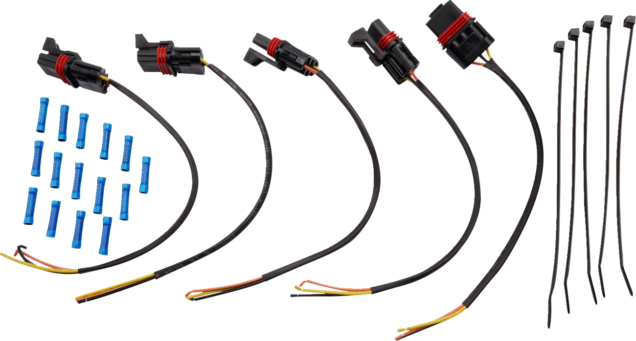 MOOSE OFFROAD Pulse Busbar Pigtail Harness - 5 Pack - Polaris 100-2336-5-PU