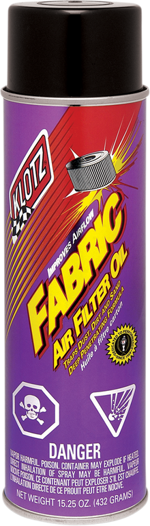 KLOTZ OIL Fabric Filter Oil - 15.25 oz. net wt. - Aerosol KL-607