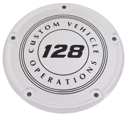 6   M8 Softail Derby Cover 128 Cvo Chrome