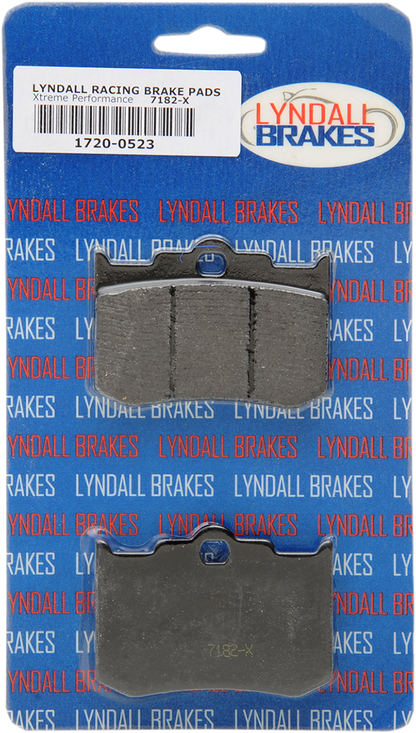 LYNDALL RACING BRAKES LLC X-Treme Brake Pads - 4-Piston 7182X