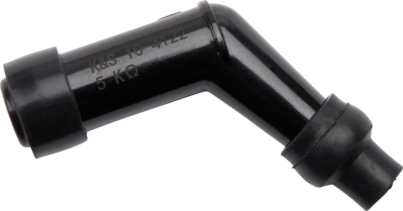 MOOSE OFFROAD Spark Plug Resistor Cover - 120° Elbow Type - Short 10-M4122