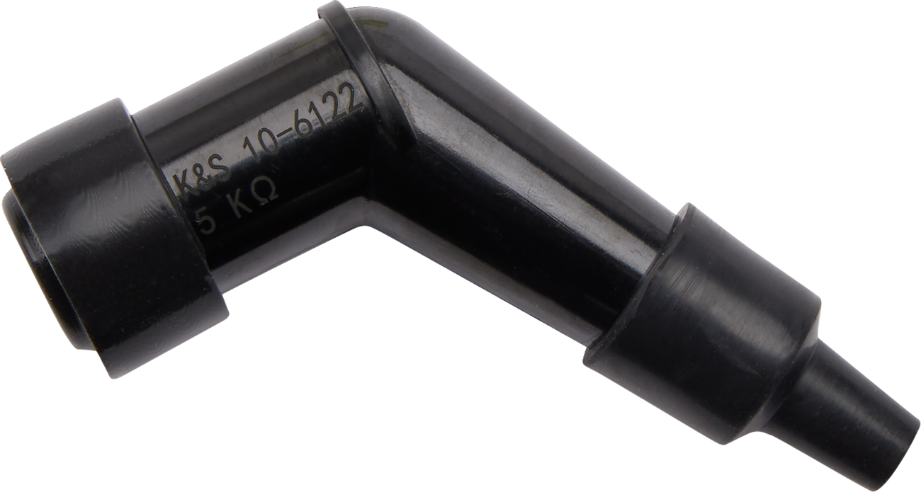 MOOSE OFFROAD Spark Plug Resistor Cover - 120° Elbow Type - Short 10-M6122