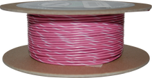 NAMZ 100' Wire Spool - 20 Gauge - Pink/White NWR-109-100-20