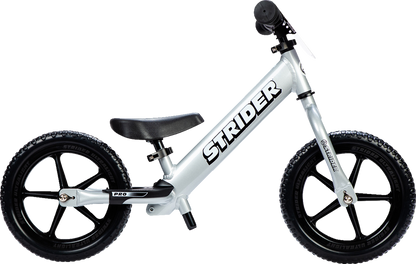 STRIDER 12" Pro Balance Bike - Silver ST-P4SI