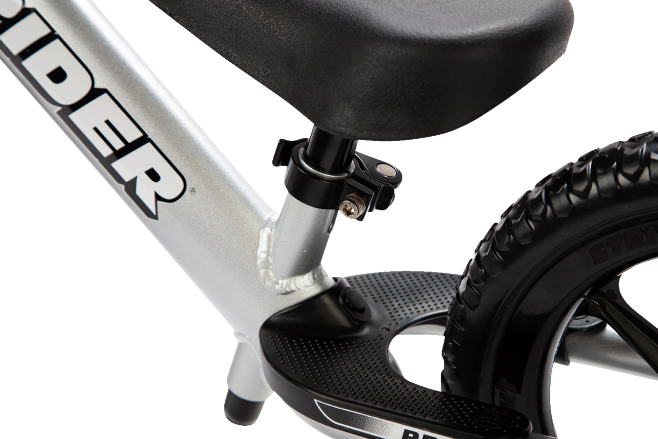 STRIDER 12" Pro Balance Bike - Silver ST-P4SI