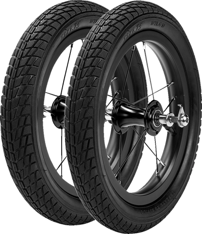 STRIDER 12" High-Traction Wheels - Set PWHEEL-12-HT-BK