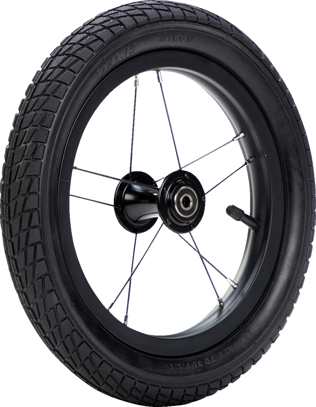 STRIDER 12" High-Traction Wheels - Set PWHEEL-12-HT-BK