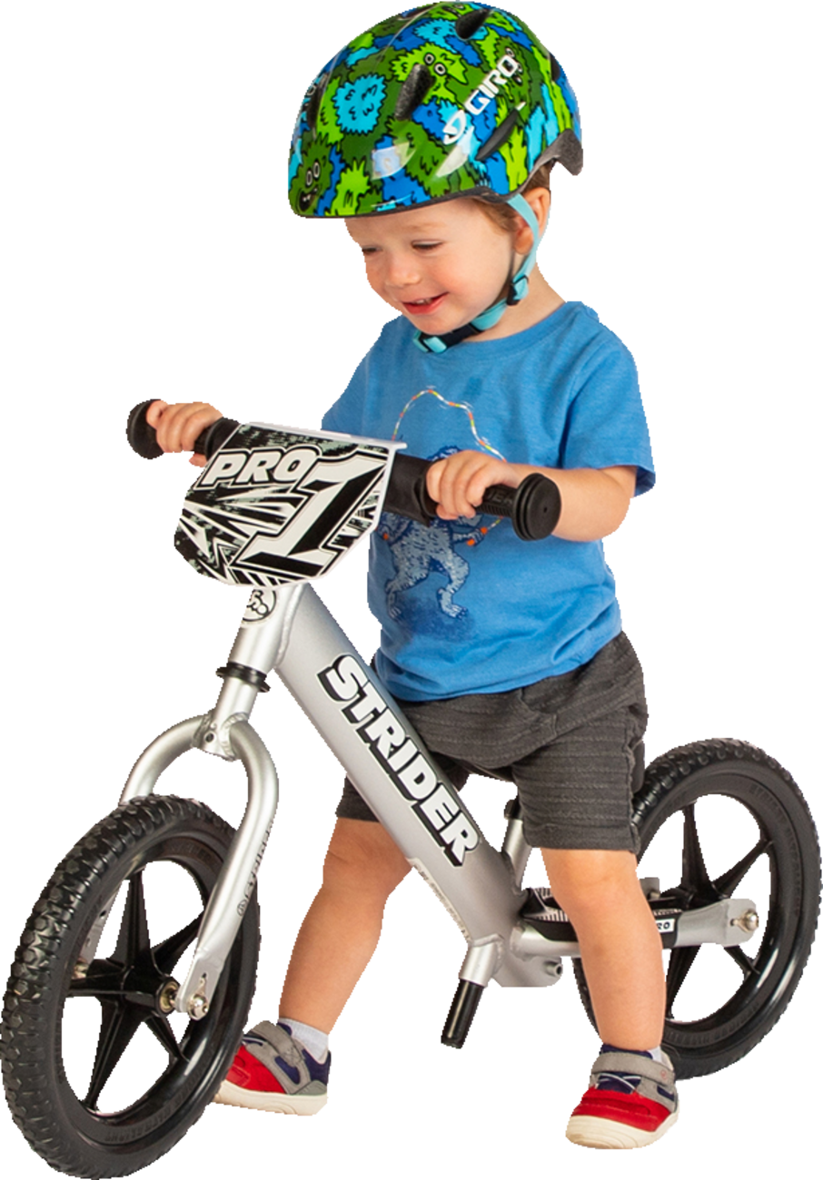 STRIDER 12" Pro Balance Bike - Silver ST-P4SI