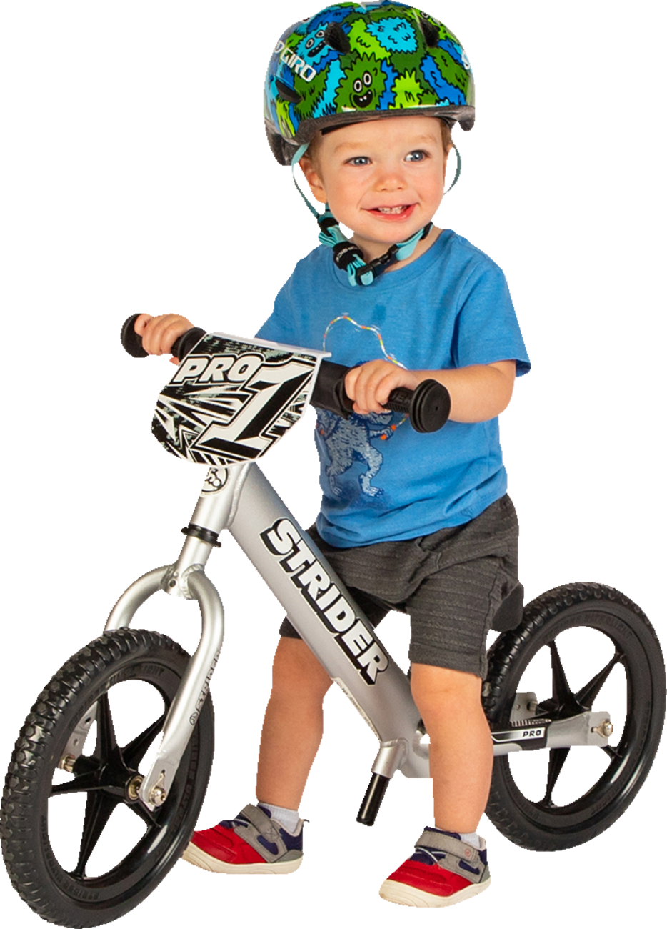 STRIDER 12" Pro Balance Bike - Silver ST-P4SI