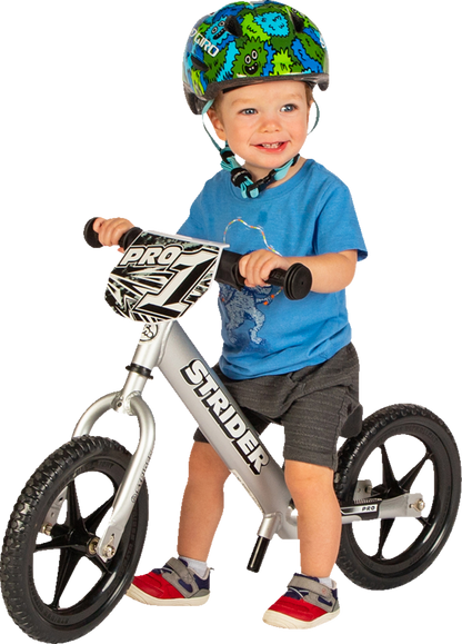 STRIDER 12" Pro Balance Bike - Silver ST-P4SI