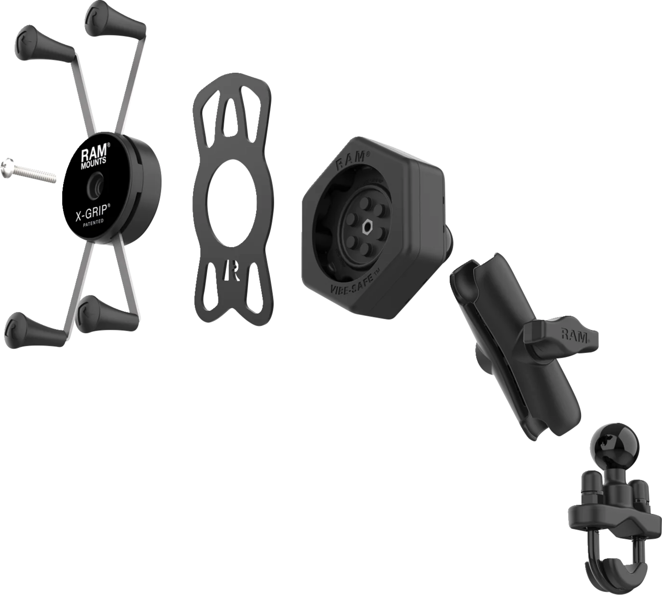 RAM MOUNTS X-Grip® Mount Kit - Vibe Safe™ - U-Bolt - Medium RAM-B-149Z-UN10-462