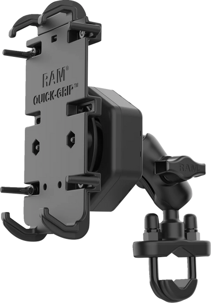 RAM MOUNTS Quick Grip™ Phone Mount with U-Bolt Base - Vibe Safe RAM-B-149Z-A-PD4-462