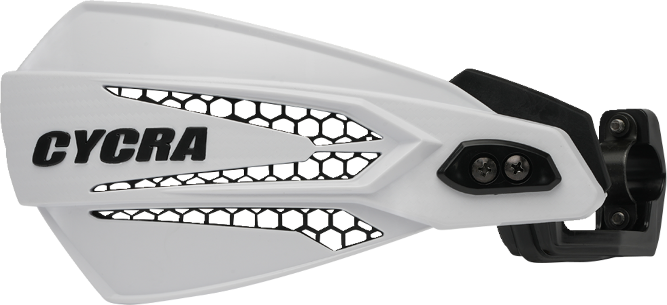 CYCRA MX-Race Handguards - White/Black 1CYC-0057-42X