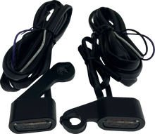 DRAG SPECIALTIES Marker Lights - Black - Smoke Lens - '04-'13 XL L22-0236DMBME