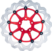 GBRAKES Brake Rotor - Front - Red DF680CWS-R