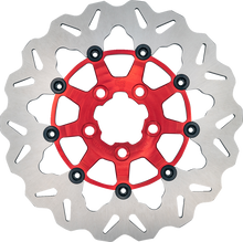 GBRAKES Brake Rotor - Rear - Red DF681CWS-R