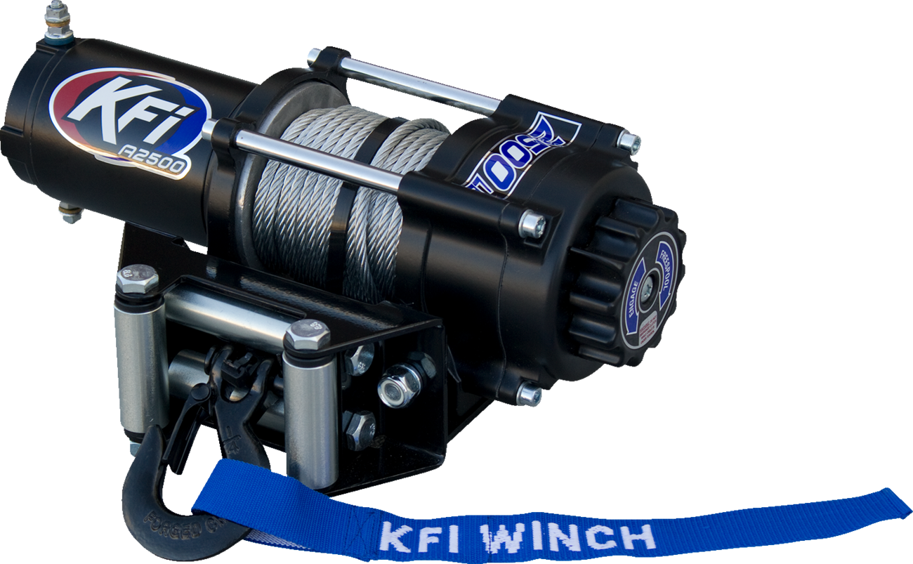 KFI PRODUCTS A2500-R2 ATV Winch - 2500 lb - Steel Cable A2500-R2
