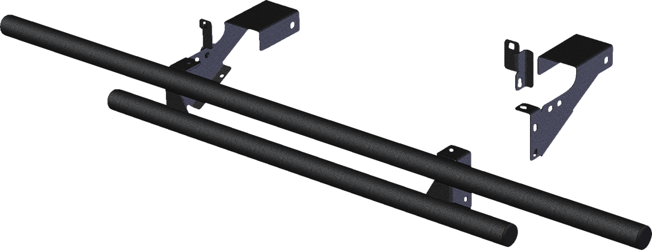 KFI PRODUCTS Rear Bumper - Round - Black - Polaris - Ranger/3200/3400 '04-'16 101425