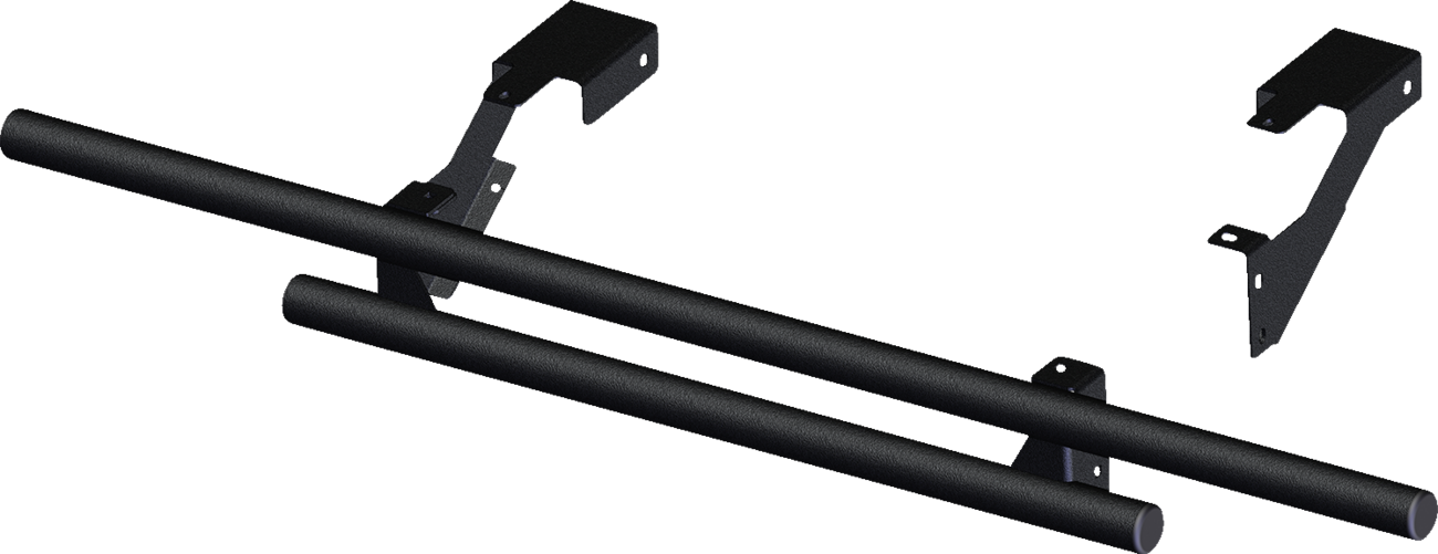 KFI PRODUCTS Rear Bumper - Round - Black - Polaris - Ranger '10-'22 101435