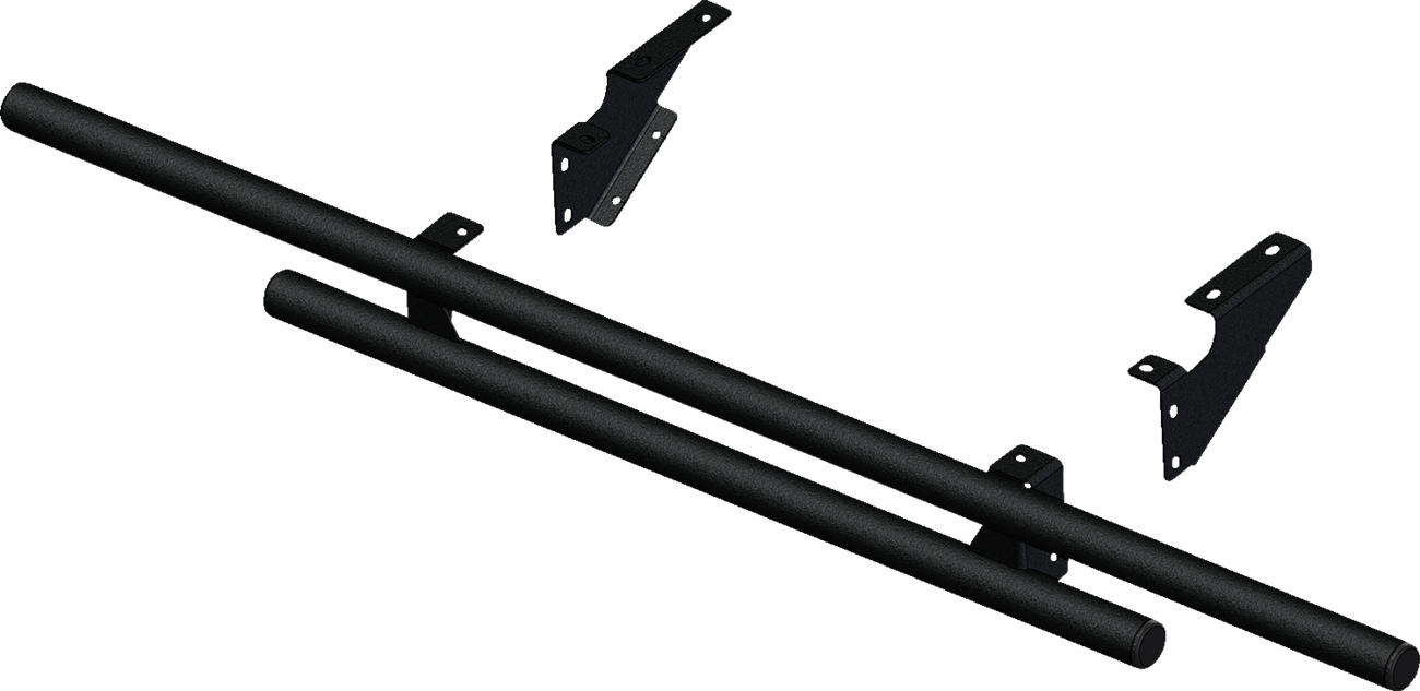KFI PRODUCTS Rear Bumper - Round - Black - Yamaha - Wolverine-UTV 101650