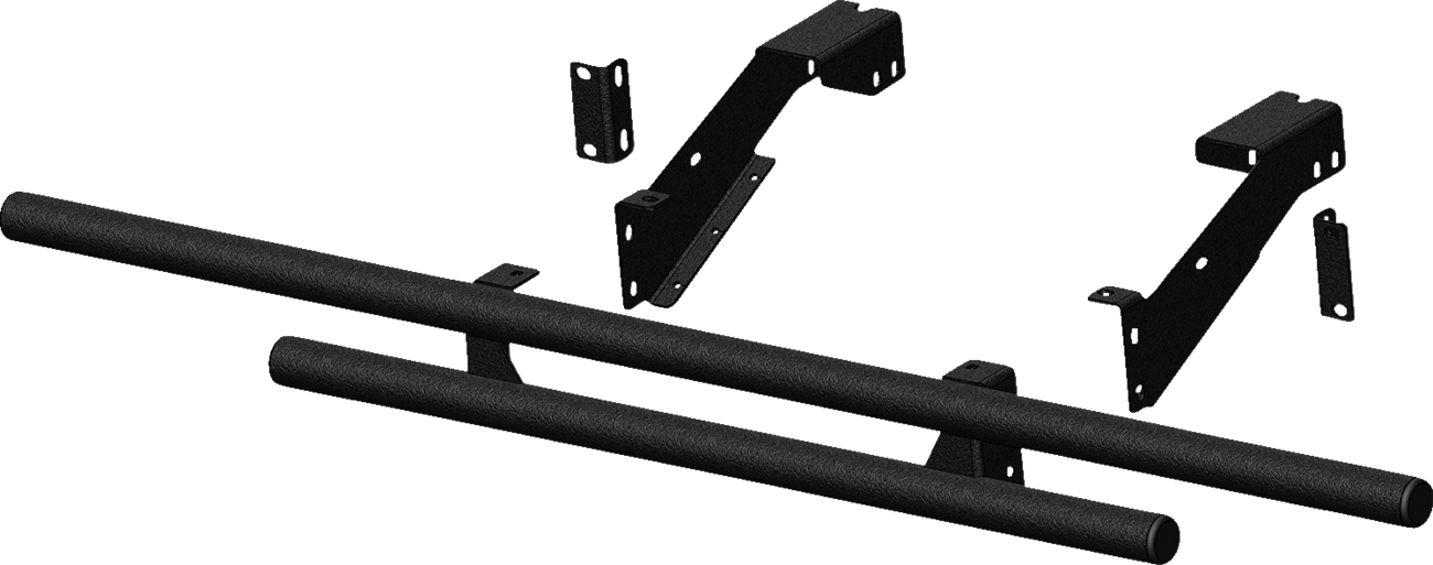 KFI PRODUCTS Rear Bumper - Round - Black - Polaris - Ranger - '15-'18 101835