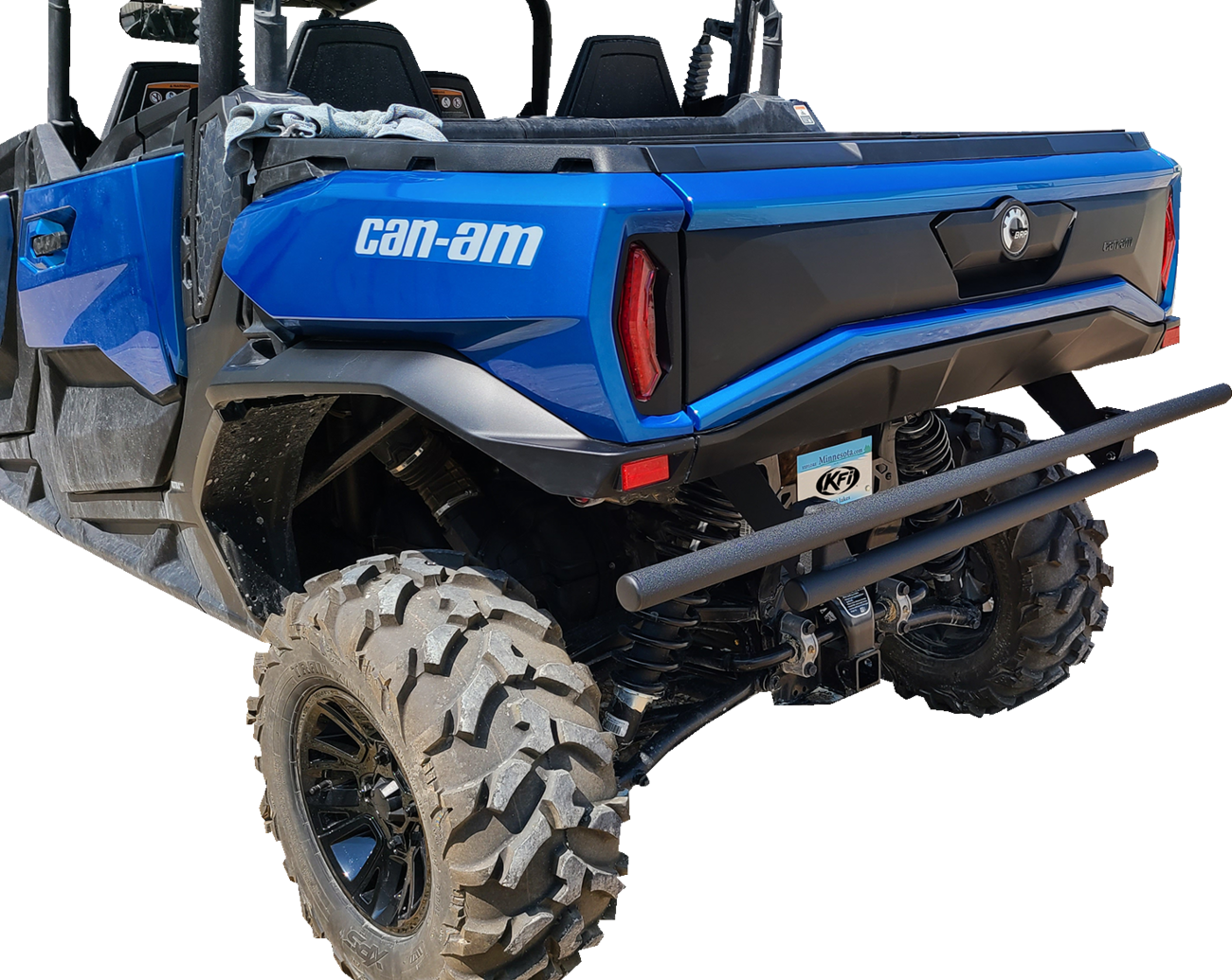 KFI PRODUCTS Rear Bumper - Round - Black - Can-Am - Commander '21-'26 101960