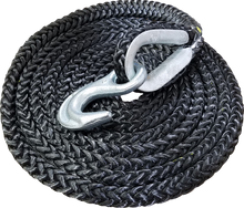 KFI PRODUCTS Replacement Rope - Tiger Tail - 12' - Black 101121-R