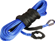 KFI PRODUCTS Winch Rope Extension - Synthetic - Blue - 1/4" x 50' SYN-EXT-B50