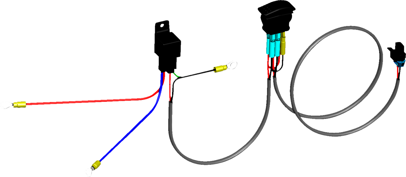 KFI PRODUCTS Wire Harness - Hydraulic Actuator 106940