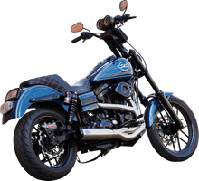 S&S CYCLE 2-into-1 Qualifier Exhaust System - Brushed 550-1097